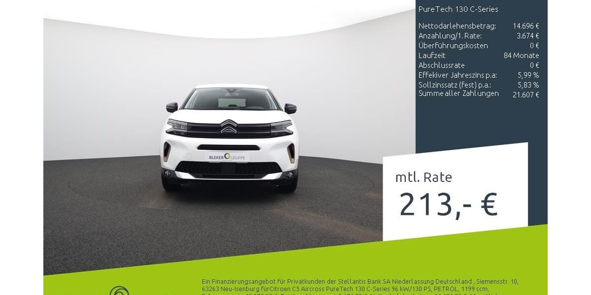Citroen C5 Aircross 35.165 km 17.555 &euro; Borken 46325