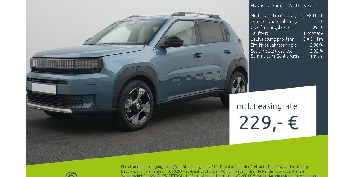 Fiat Grande Panda 3.226 km 21.480 &euro; Dülmen 48249