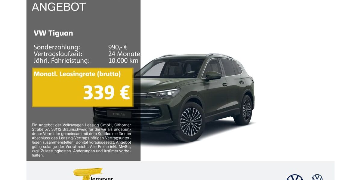 VW Tiguan 44.259 km 39.670 &euro; Marl 45770