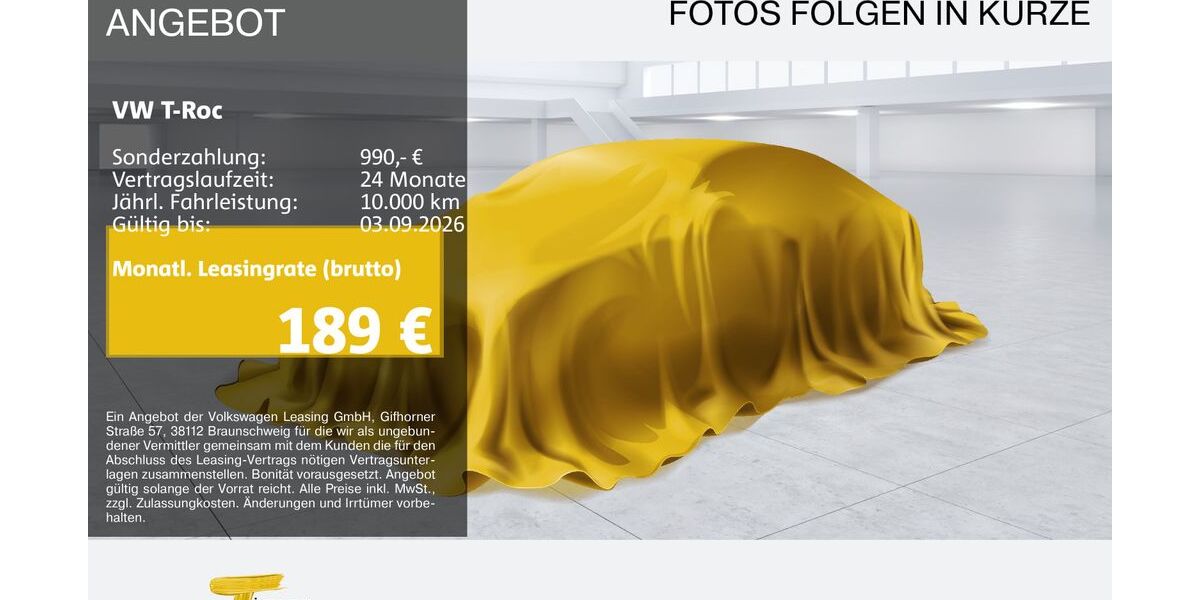 VW T-Roc 16.246 km 24.630 &euro; Gelsenkirchen 45888
