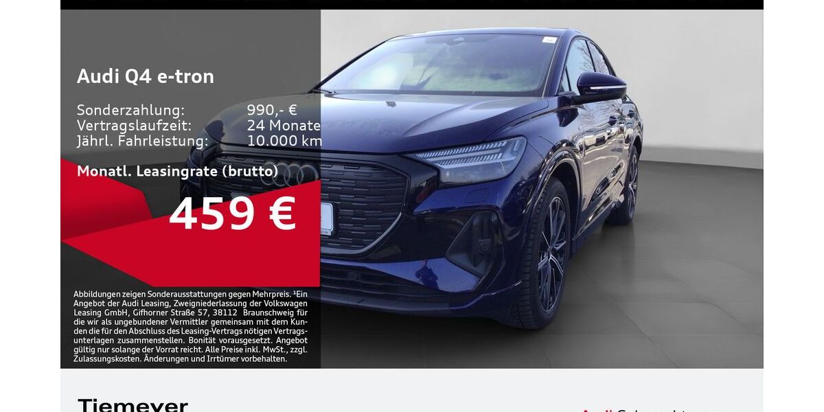 Audi Q4 e-tron 49.505 km 37.950 &euro; Gelsenkirchen 45894