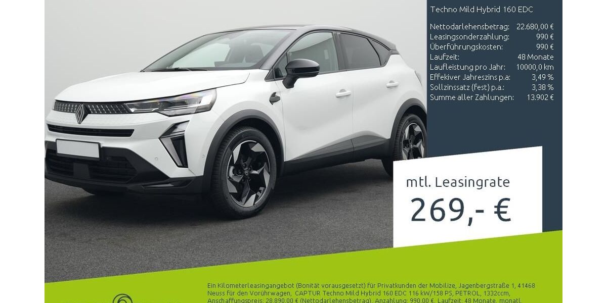 Renault Captur 4.000 km 22.370 &euro; Borken 46325