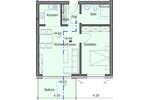 Etagenwohnung Oer-Erkenschwick Erkenschwick - 2.5 Zimmer, 57 m&sup2;, 699&euro; | Angebot:27626814