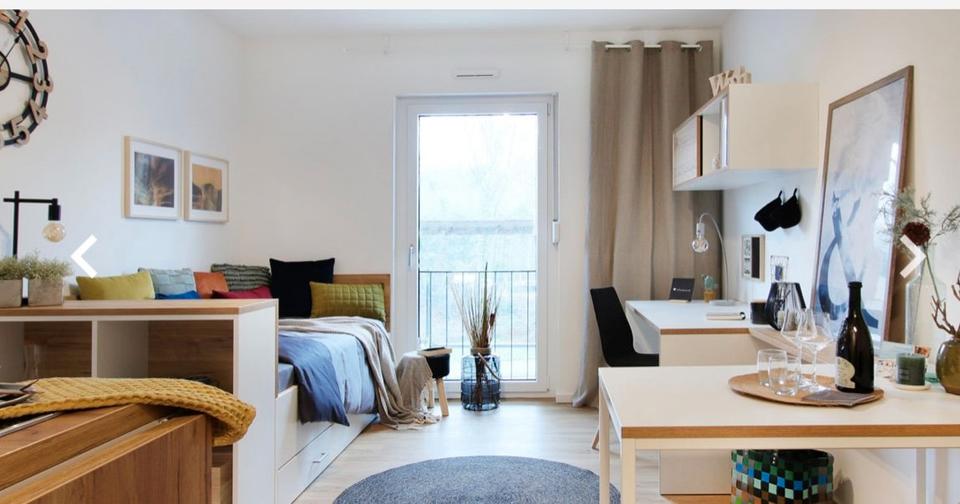 Etagenwohnung Dortmund Innenstadt West - 1 Zimmer, 23 m&sup2;, 459&euro; | Angebot:26459536