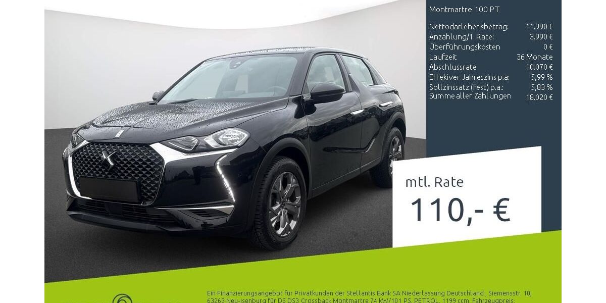 DS Automobiles DS3 Crossback 39.921 km 15.870 &euro; Borken 46325