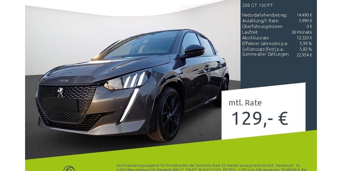 Peugeot 208 26.046 km 19.659 &euro; Borken 46325