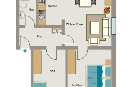 Wohnung Lünen Alstedde - 3.5 Zimmer, 52 m&sup2;, 476&euro; | Angebot:25962704