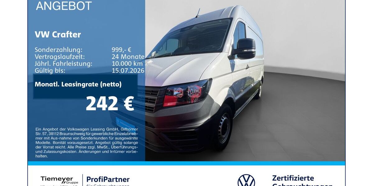 VW Crafter 31.089 km 36.480 &euro; Recklinghausen 45663