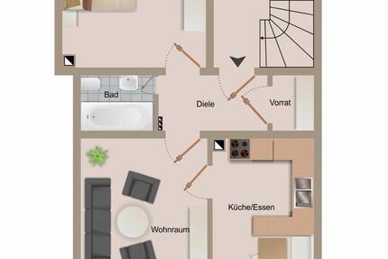 Wohnung Herne Baukau - 2 Zimmer, 45 m&sup2;, 450&euro; | Angebot:27577555
