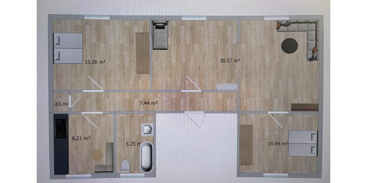 Dachgeschoßwohnung Gelsenkirchen Rotthausen - 4 Zimmer, 80 m&sup2;, 550&euro; | Angebot:27600979