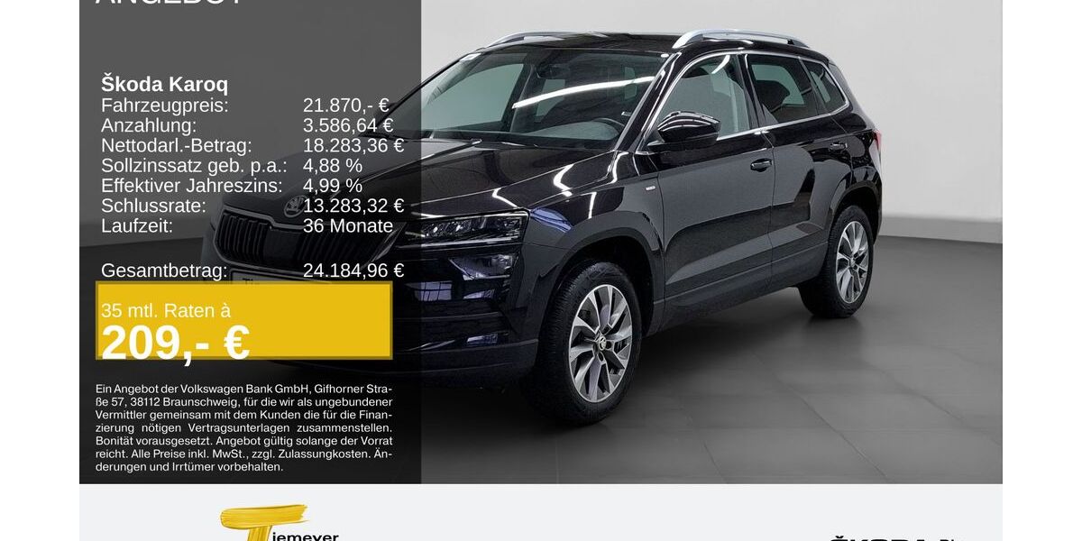 Skoda Karoq 63.999 km 21.490 &euro; Bochum 44809