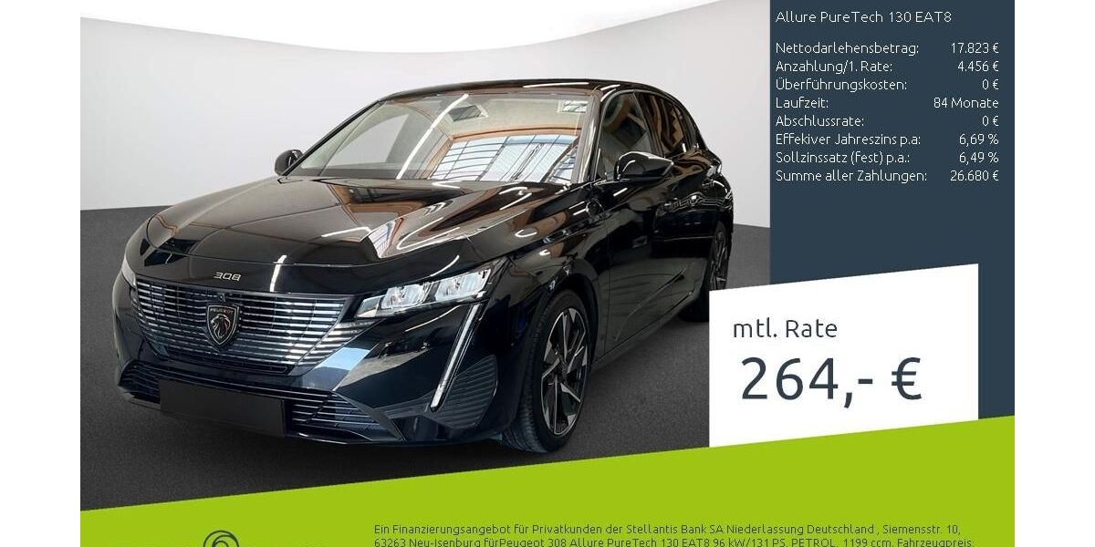 Peugeot 308 21.668 km 22.279 &euro; Dülmen 48249
