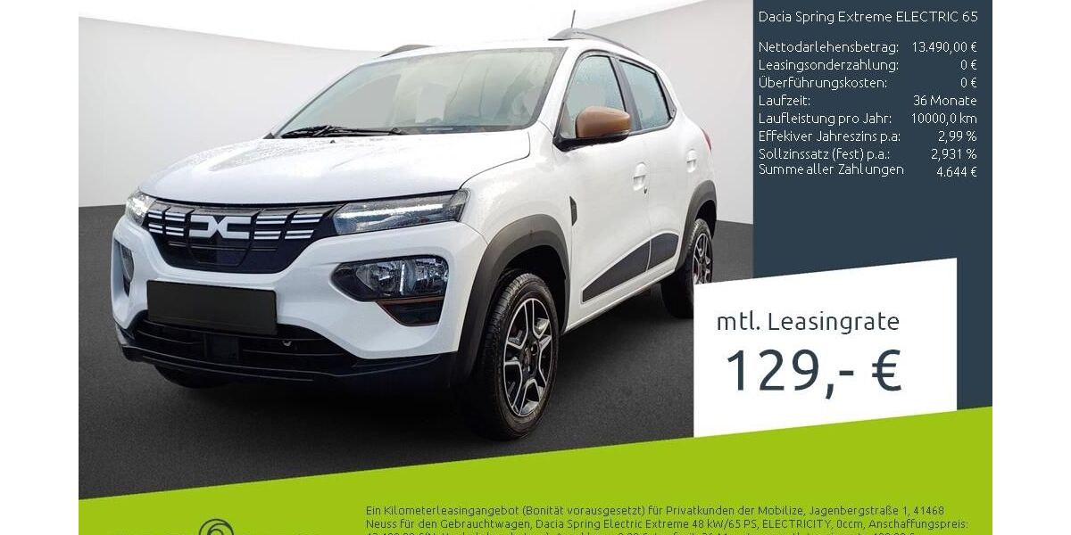 Dacia Spring 16.832 km 12.989 &euro; Borken 46325