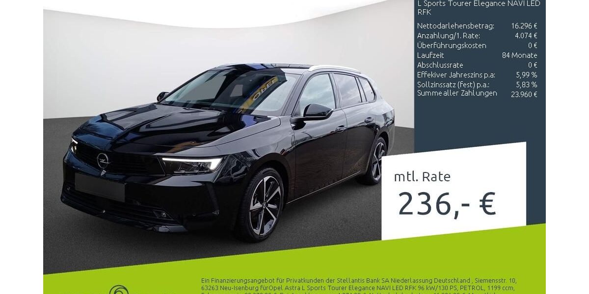 Opel Astra 32.197 km 19.770 &euro; Borken 46325