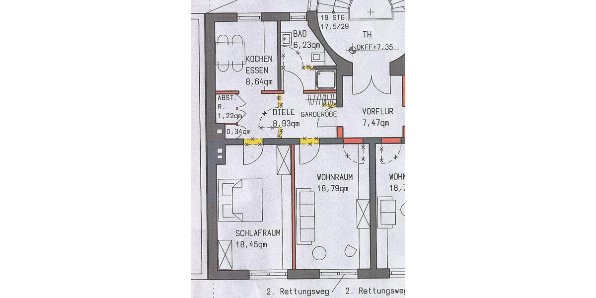 Etagenwohnung Bochum - 2 Zimmer, 63 m&sup2;, 640&euro; | Angebot:27625762