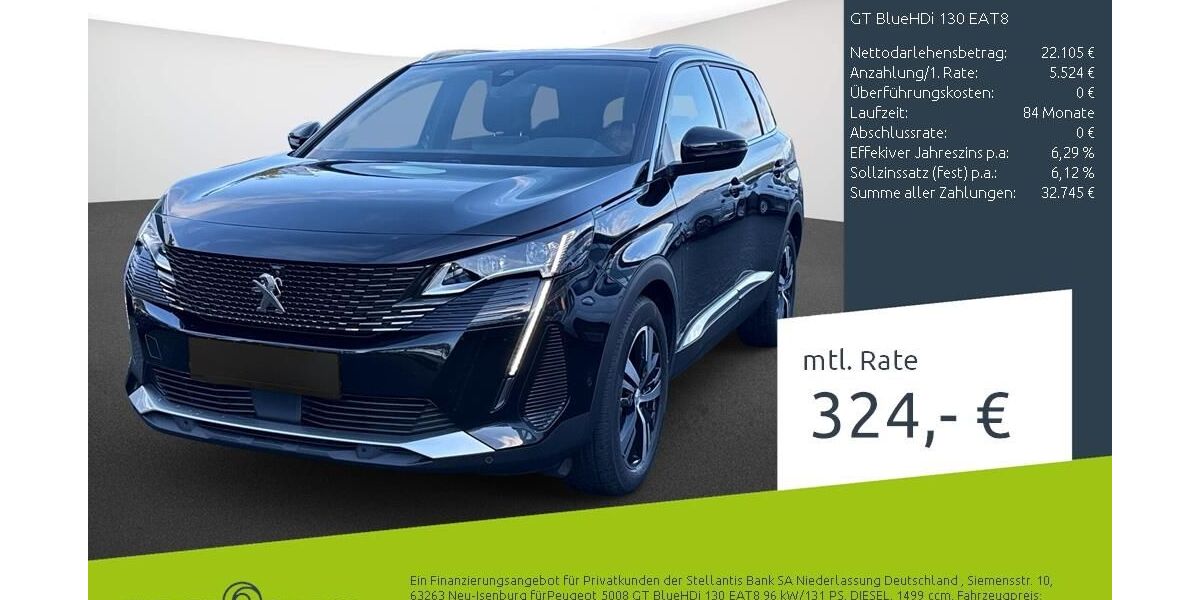 Peugeot 5008 24.437 km 26.860 &euro; Dülmen 48249