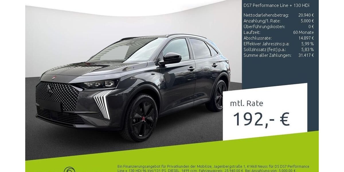 DS Automobiles DS7 (Crossback) 43.896 km 25.889 &euro; Borken 46325