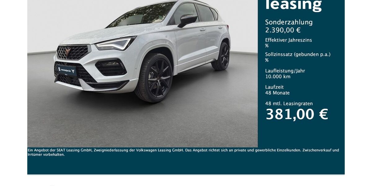 Cupra Ateca 1.161 km 37.650 &euro; Dortmund 44269