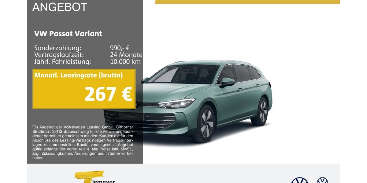 VW Passat Variant 9.921 km 34.390 &euro; Marl 45770