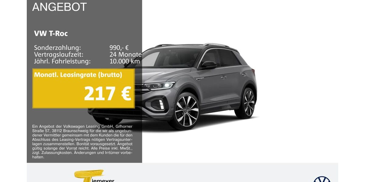 VW T-Roc 4.482 km 32.680 &euro; Dorsten 46282