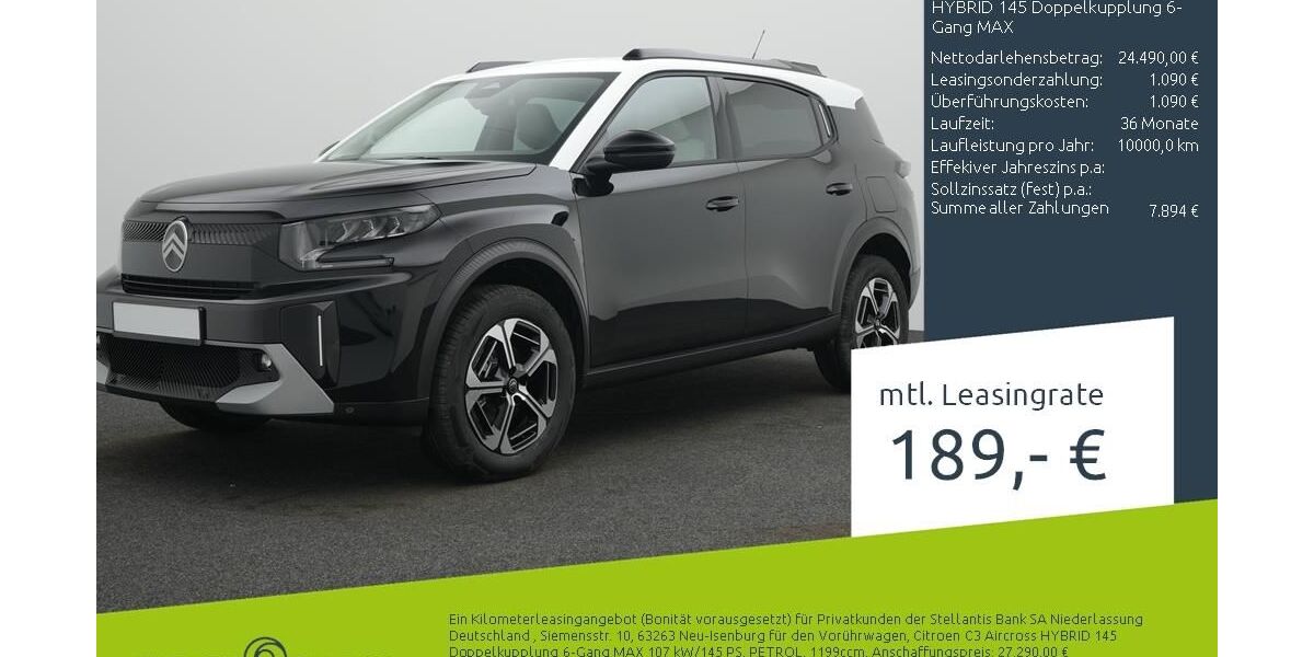 Citroen C3 Aircross 1.500 km 24.990 &euro; Dortmund 44263