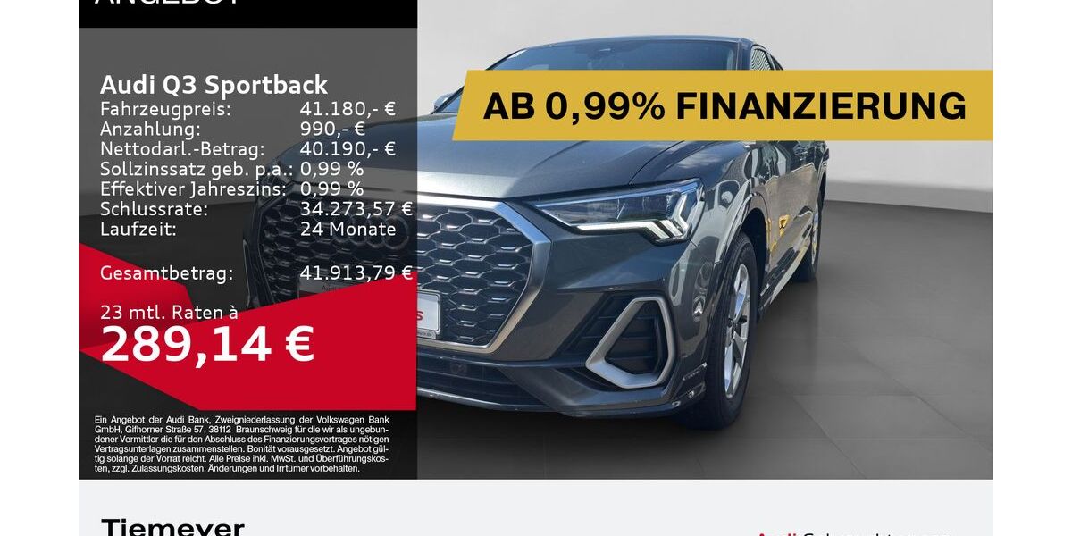 Audi Q3 6.929 km 40.880 &euro; Dorsten 46284
