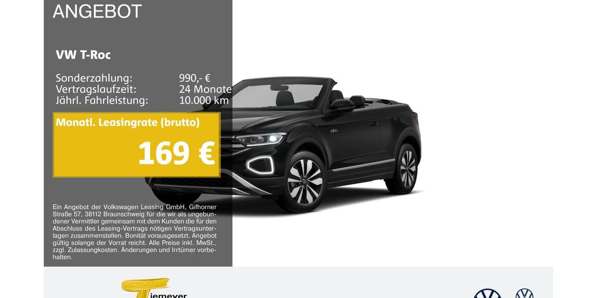 VW T-Roc 18.904 km 24.110 &euro; Marl 45770