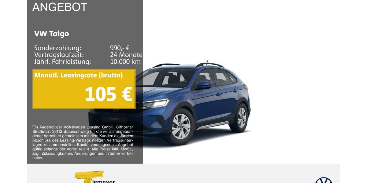 VW Taigo 14.989 km 19.760 &euro; Herne 44653