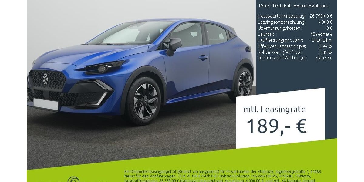 Renault Clio 2.892 km 26.790 &euro; Borken 46325