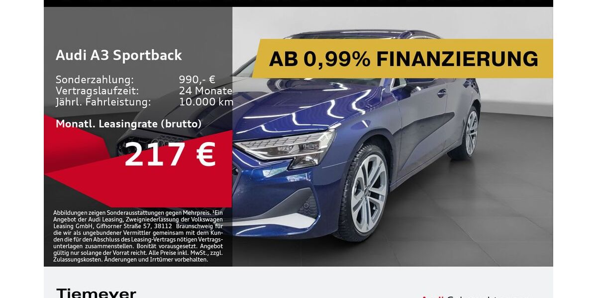 Audi A3 20.323 km 29.950 &euro; Bochum 44809