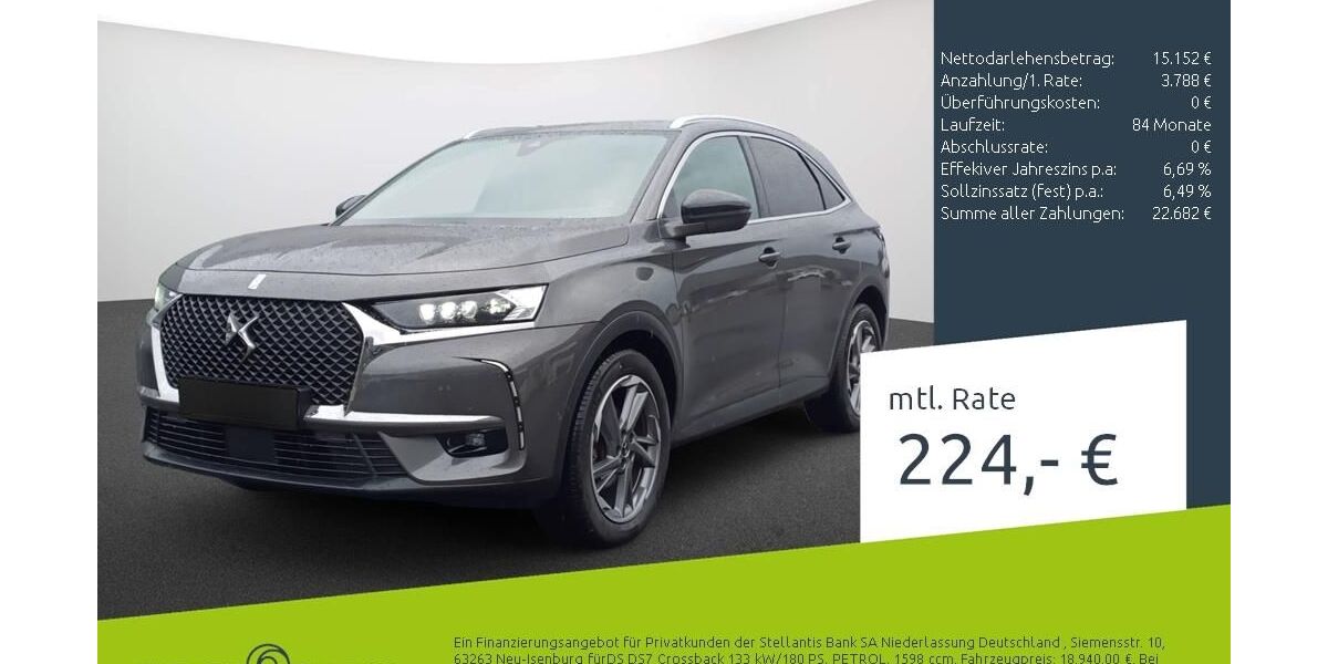 DS Automobiles DS7 (Crossback) 60.537 km 18.940 &euro; Borken 46325