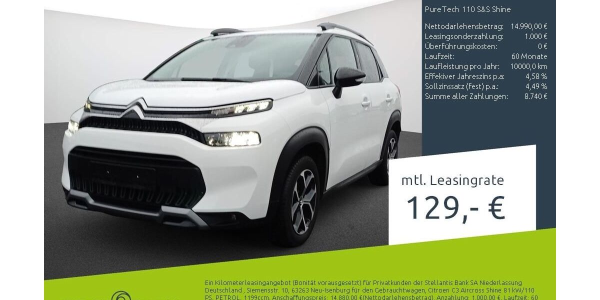 Citroen C3 Aircross 19.760 km 14.444 &euro; Borken 46325