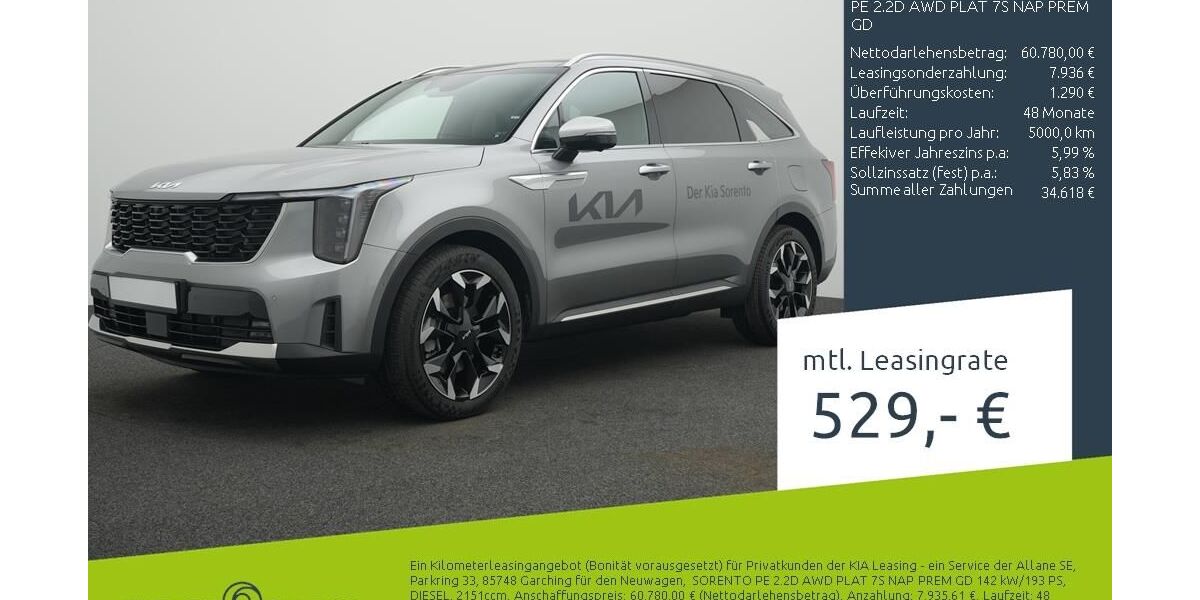 Kia Sorento 4.900 km 60.770 &euro; Borken 46325