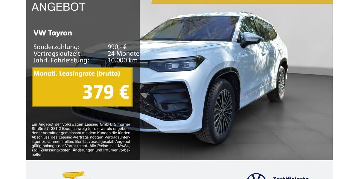 VW Tayron 5.775 km 50.260 &euro; Castrop-Rauxel 44575