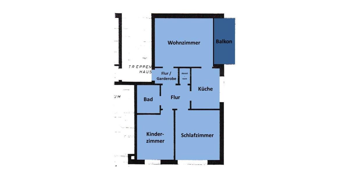 Etagenwohnung Borken - 3 Zimmer, 63 m&sup2;, 150.000&euro; | Angebot:25629903