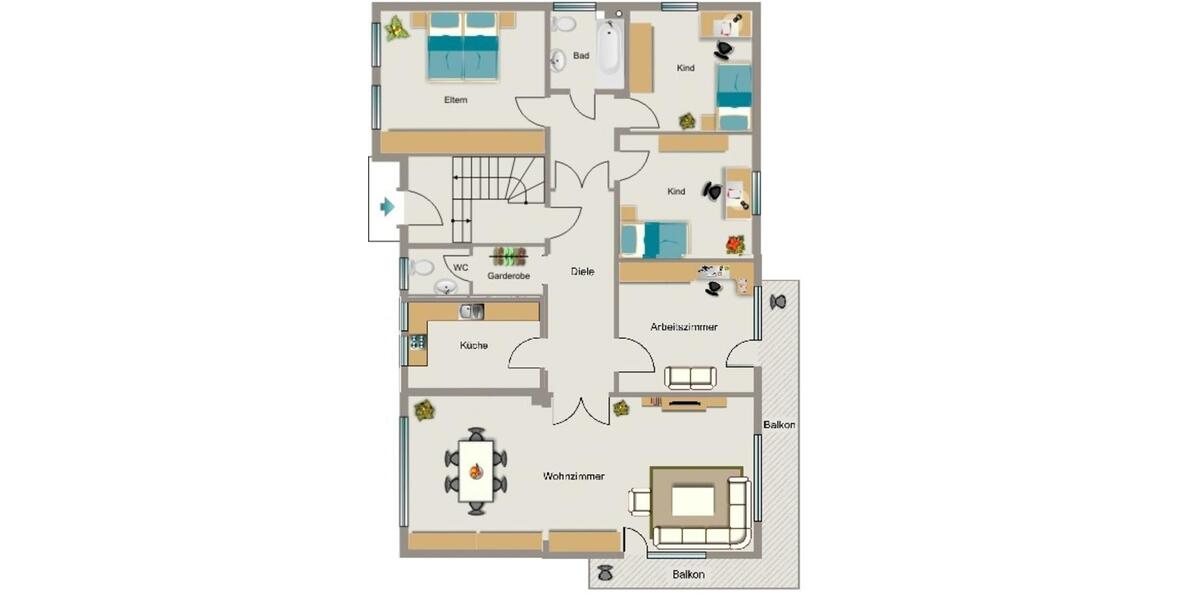 Etagenwohnung Dinslaken - 5.5 Zimmer, 142 m&sup2;, 1.494&euro; | Angebot:26257208
