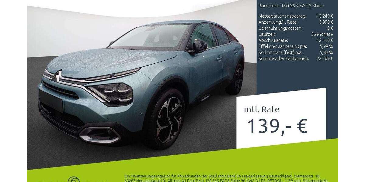 Citroen C4 25.378 km 19.239 &euro; Borken 46325