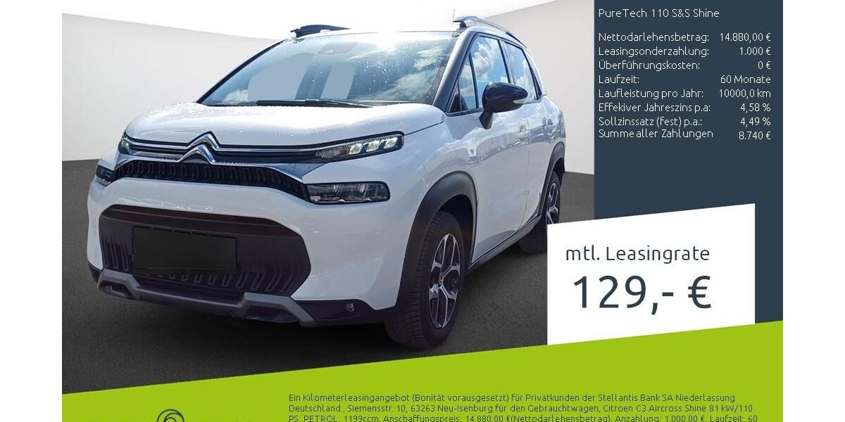Citroen C3 Aircross 12.669 km 14.949 &euro; Borken 46325