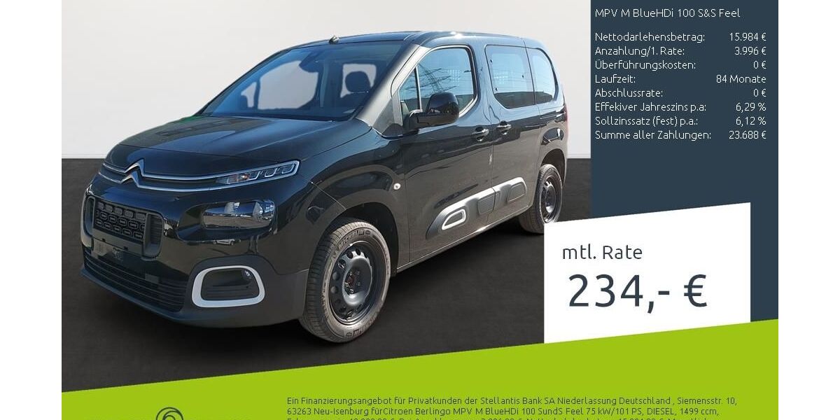 Citroen Berlingo 10.770 km 19.989 &euro; Borken 46325