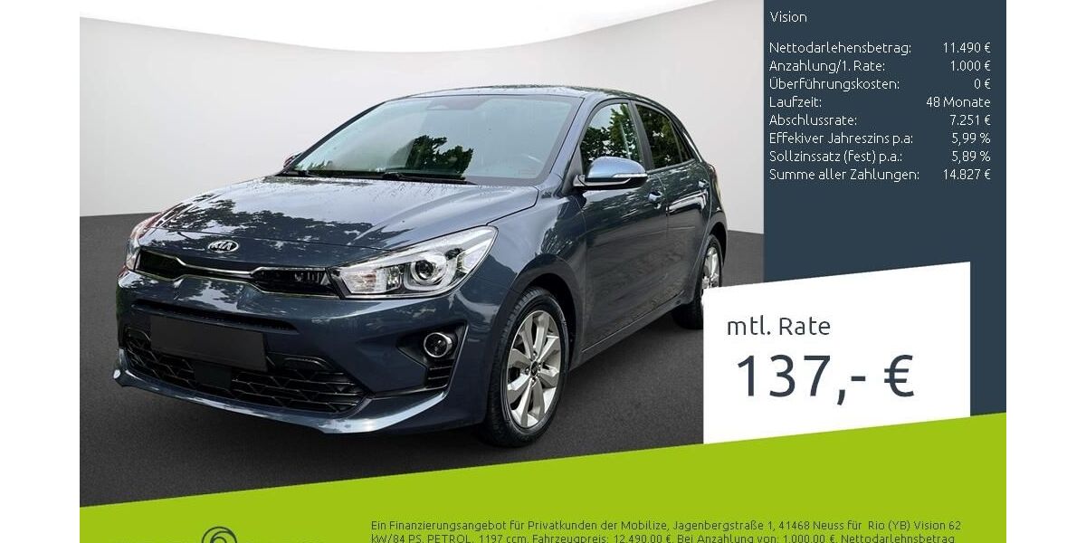 Kia Rio 57.851 km 11.880 &euro; Borken 46325