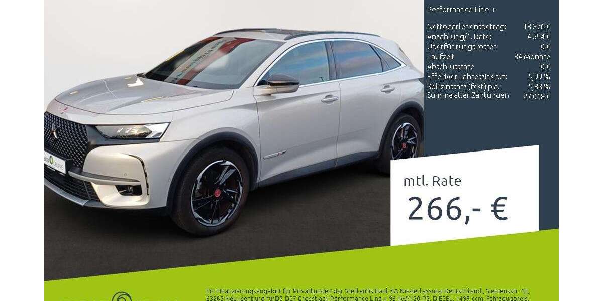 DS Automobiles DS 7 Crossback 36.750 km 22.970 &euro; Dülmen 48249