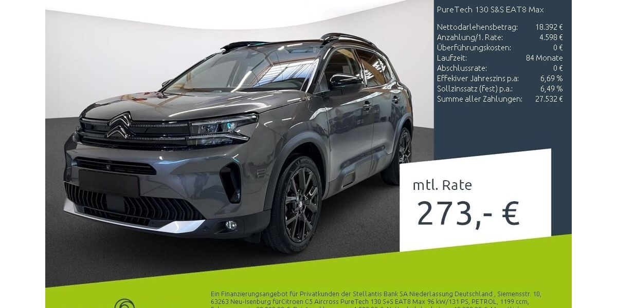 Citroen C5 Aircross 28.480 km 22.990 &euro; Dülmen 48249