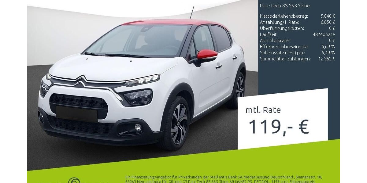 Citroen C3 38.571 km 11.979 &euro; Borken 46325