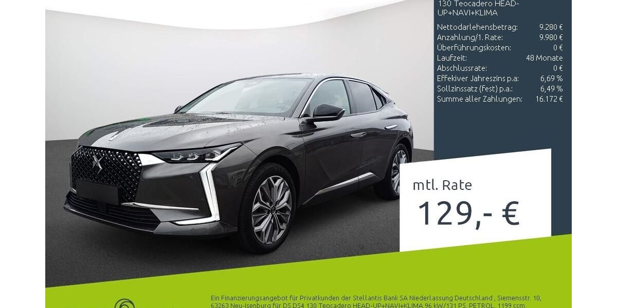 DS Automobiles DS4 18.936 km 19.250 &euro; Borken 46325