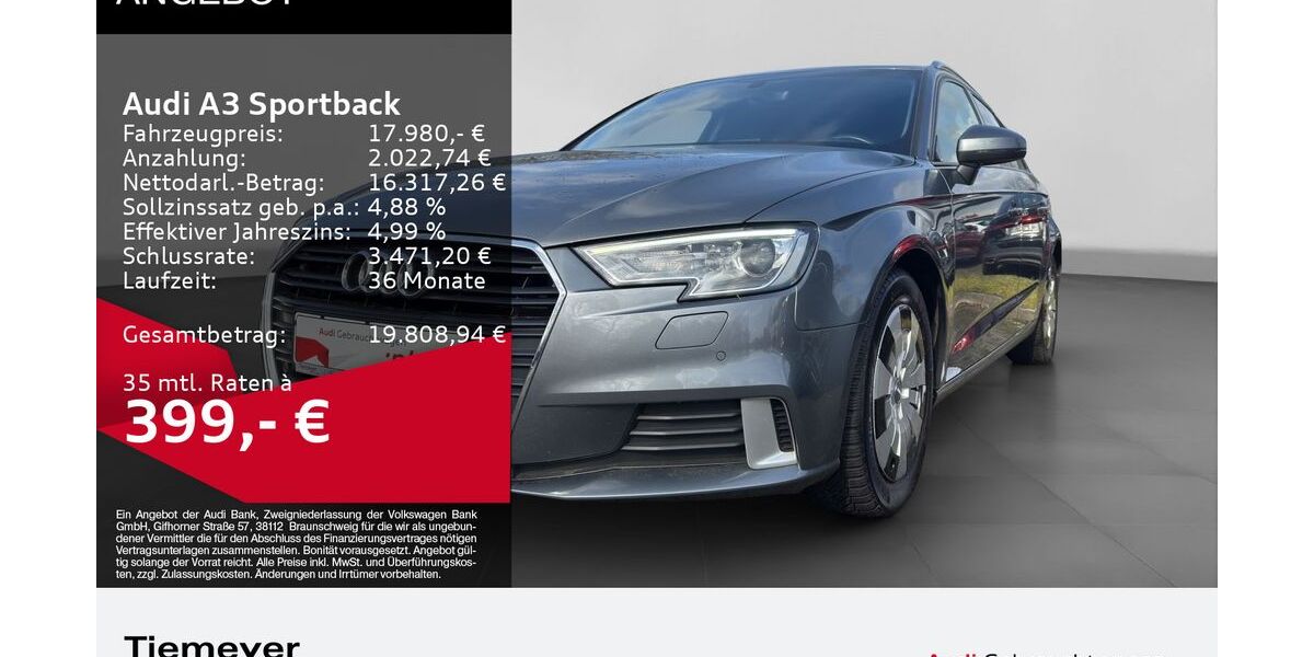 Audi A3 106.720 km 15.940 &euro; Dorsten 46284