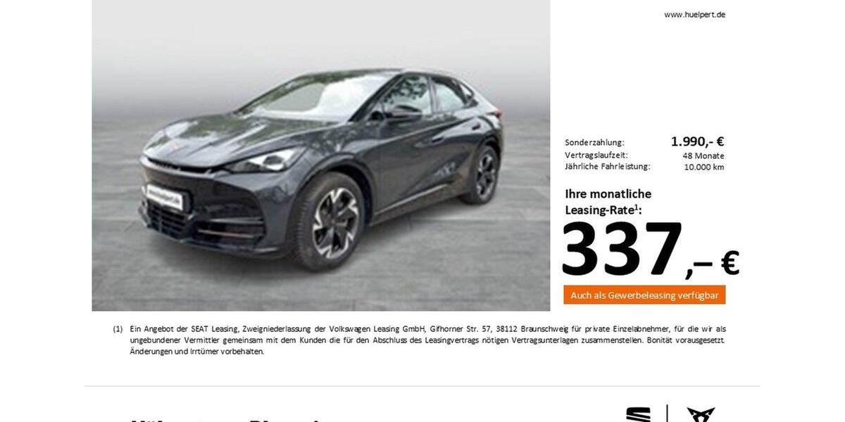Cupra Tavascan 13.456 km 40.263 &euro; Dortmund 44269