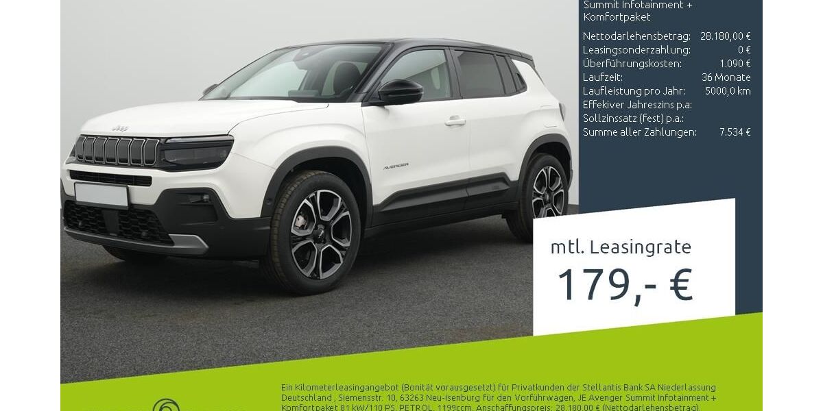 Jeep Avenger 4.500 km 27.780 &euro; Borken 46325
