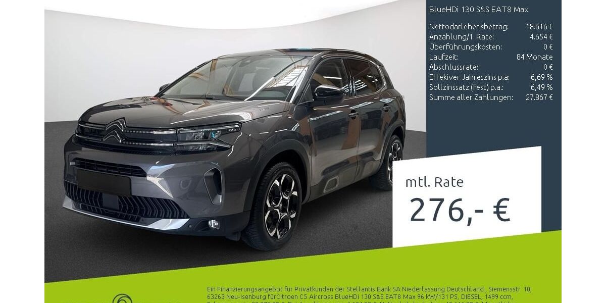 Citroen C5 Aircross 22.660 km 23.270 &euro; Dülmen 48249