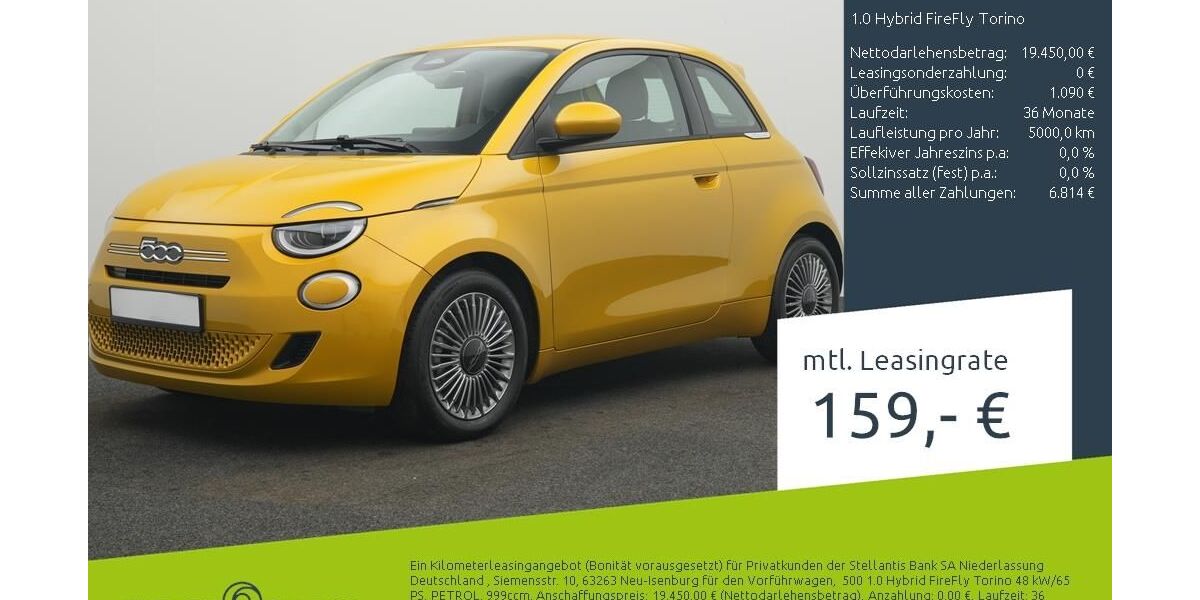Fiat 500 2.000 km 18.980 &euro; Borken 46325
