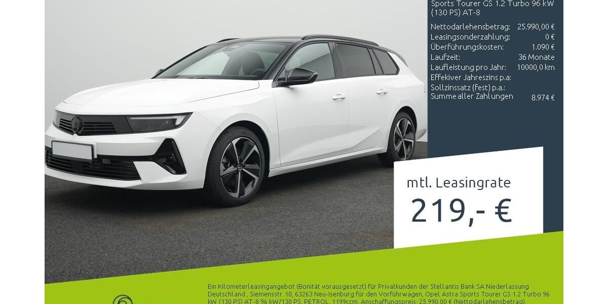 Opel Astra 8.000 km 25.990 &euro; Borken 46325